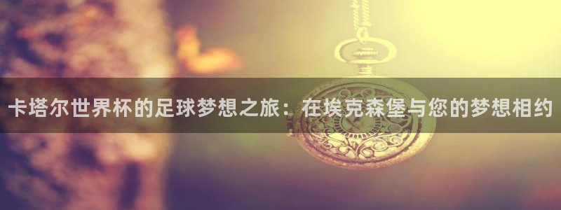 世界杯足球2026：卡塔尔世界杯的足球梦想之旅：在埃克森堡与您的梦想相约